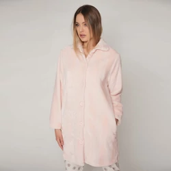 Admas-classic-női-meleg-corel-gombos-galléros-pink-köntös-57414