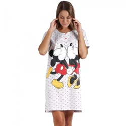 Disney-női-hálóing-ruha-pamut-szürke-rövid-ujjú-51518