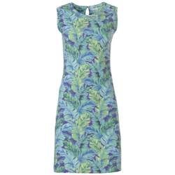 Pastunette-női-ujjatlan-mintás-zöld-pamut-hálóruha-10211