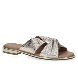 Caprice-női-arany-metál-bőr-elegáns-papucs-9-27100