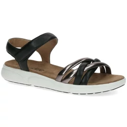 Caprice-női-fekete-ezüst-bőr-elegáns-szandál-9-28601