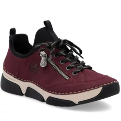 Rieker-antistress-női-tépőzáras-cipő-bordó-félcipő-45973