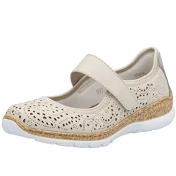 Rieker-női-tépőzáras-cipő-bézs-félcipő-N4299