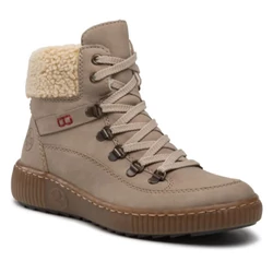 Rieker-női-bélelt-fűzős-cipzáros-bézs-barna-bakancs-Z6638