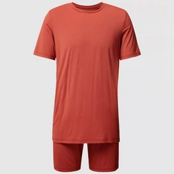 Schiesser-férfi-barna-fényes-modál-rövid-pizsama-176699