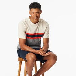 Schiesser-férfi-pamut-színes-környakú-pamut-pizsama-182607