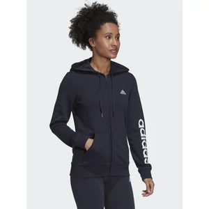 Adidas-női-sötétkék-pamut-cipzáros-kapucnis-pulóver-H07749