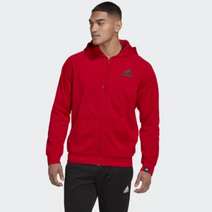Adidas-training-piros-férfi-edző-kapucnis-cipzáros-pulóver-HL2187