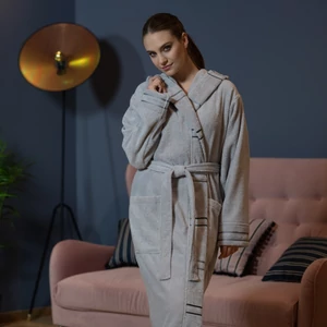 Belmanetti-unisex-szürke-pamut-frottír-kapucnis-köntös-4345