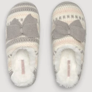 Ysabell-Mora-női-vastag-bélelt-szürke-fehér-mamusz-otthoni-papucs-14055