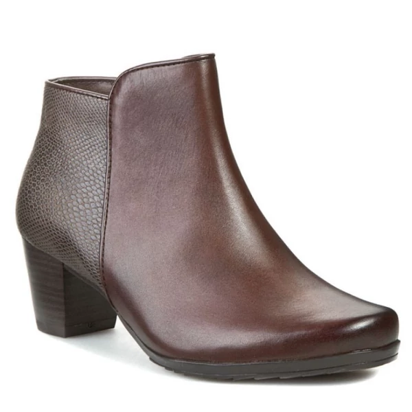 Caprice női cipzáros bőr bokacsizma-9-25314-23