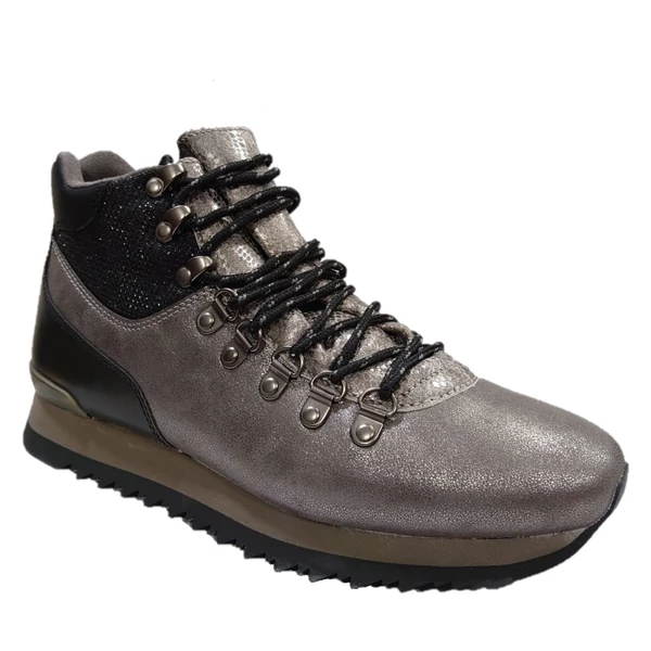 S.Oliver női ezüst színű bakancs-5-25232-37-925
