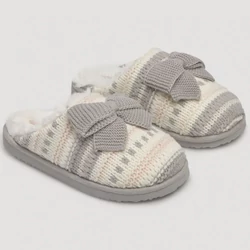 Ysabell-Mora-női-vastag-bélelt-szürke-fehér-mamusz-otthoni-papucs-14055