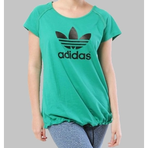 Adidas-női-zöld-pamut-póló-F77883