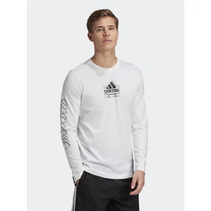 Adidas-férfi-fehér-hosszú-pamut-mintás-póló-GD5927