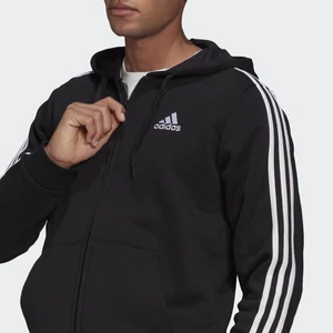 Adidas-férfi-pulóver-kapucnis-cipzáros-pamut-fekete-GK9051