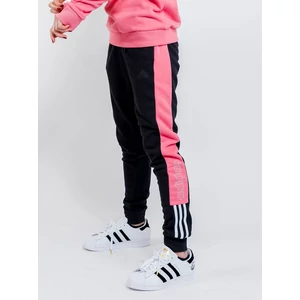 Adidas női melegítőnadrág GL1373-pamut fekete pink színű