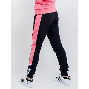 Adidas női melegítőnadrág GL1373-pamut fekete pink színű