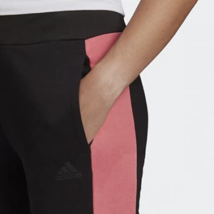 Adidas női melegítőnadrág GL1373-pamut fekete pink színű