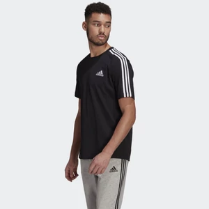 Adidas-férfi-fekete-3csíkos-pamut-póló-GL3732