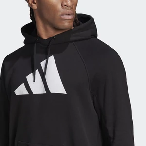 Adidas férfi fekete színű kapucnis pamut pulóver-GM6458