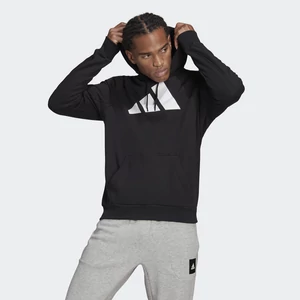 Adidas férfi fekete színű kapucnis pamut pulóver-GM6458