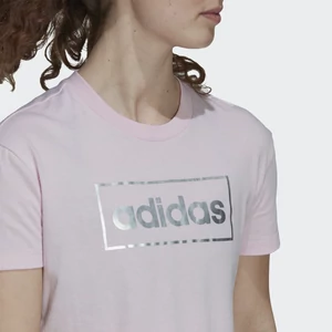 Adidas női rózsaszínű pamut póló-GS4151