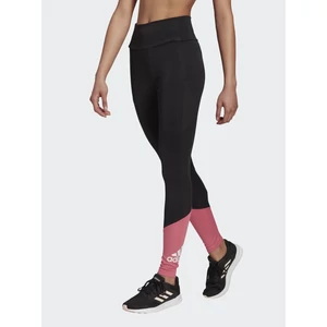Adidas női fekete-rózsaszínű sportos leggings-GT0172