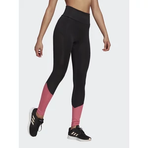 Adidas női fekete-rózsaszínű sportos leggings-GT0172
