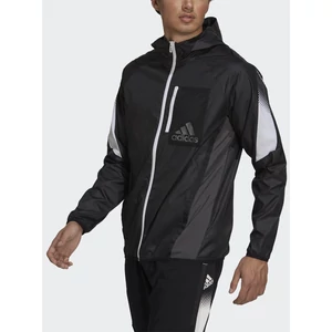 Adidas férfi fekete színű cipzáros széldzseki-GV5307