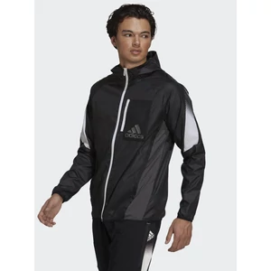 Adidas férfi fekete színű cipzáros széldzseki-GV5307