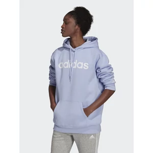 Adidas női lila színű meleg kapucnis pulóver-H10186