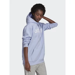 Adidas női lila színű meleg kapucnis pulóver-H10186