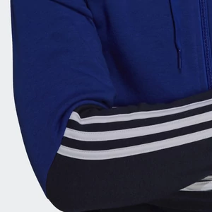 Adidas kék-fehér színű kapucnis pulóver-H14645