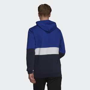 Adidas kék-fehér színű kapucnis pulóver-H14645
