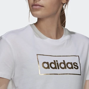 Adidas női fehér színű pamut póló-H14693