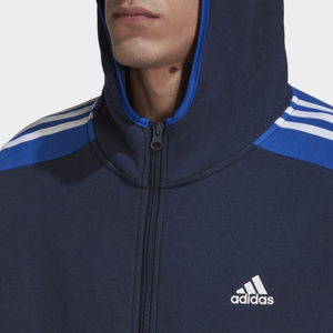 Adidas-férfi-pamut-gyapjú-kék-fehér-kapucnis-cipzáros-tréningruha-HK4463