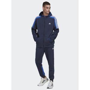 Adidas-férfi-pamut-gyapjú-kék-fehér-kapucnis-cipzáros-tréningruha-HK4463