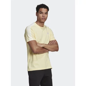 Adidas-férfi-sárga-pamut-környakú-póló-HL2250