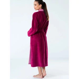 Belmanetti-női-köntös-kimono-bambusz-plüss-pamut-galléros-bordó-6527
