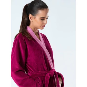 Belmanetti-női-köntös-kimono-bambusz-plüss-pamut-galléros-bordó-6527