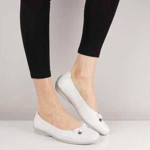 Caprice-női-fehér-bőr-balerina-cipő-9-22157-26