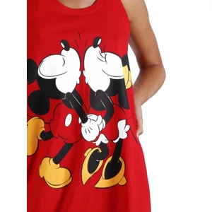 Disney-női-piros-mintás-ujjatlan-pamut-hálóruha-ing-51580