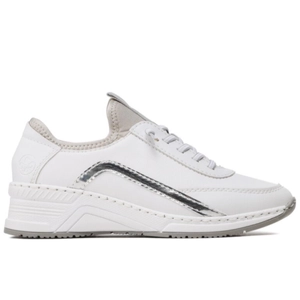 Rieker-női-fűzős-fehér-ezüst--sneaker-cipő-N4351