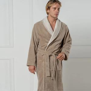 Belmanetti-uniszex-köntös-beige-meleg-galléros-pamut-bambusz-6564