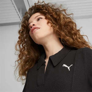 Puma-női-dress-ruha-fekete-pamut-vnyakú-673116