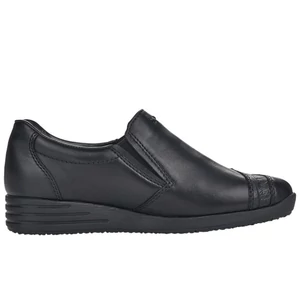 Rieker-antistress-tex-bőr-cipzáros-fekete-félcipő-58642