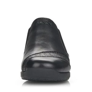 Rieker-antistress-tex-bőr-cipzáros-fekete-félcipő-58642