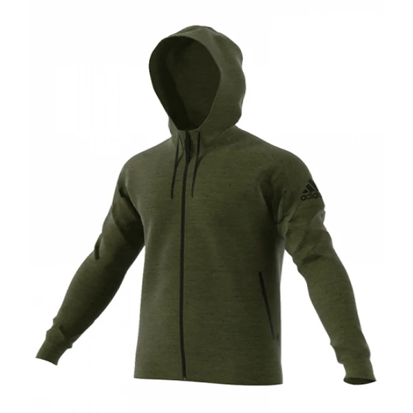 Adidas-zöld-kapucnis-cipzáras-pulóver-BR4743