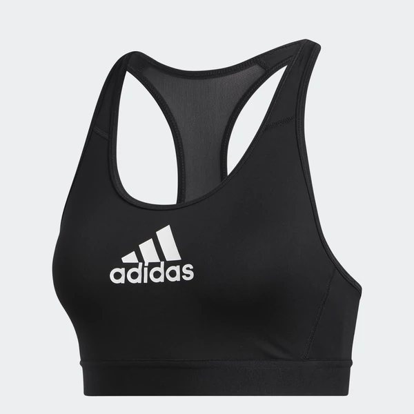 Adidas női fekete színű, rugalmas sportmelltartó-GH4788